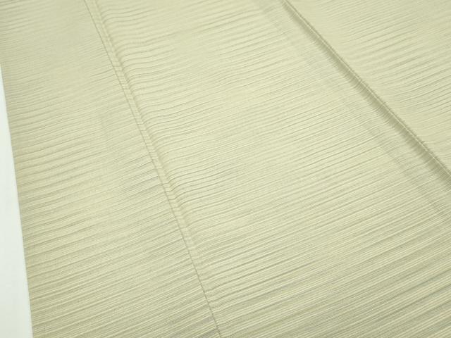 平和屋本店■極上 本塩沢 やまだ織 単衣 桑原タツノ作 証紙付き 逸品 未使用 CZAA2273s5