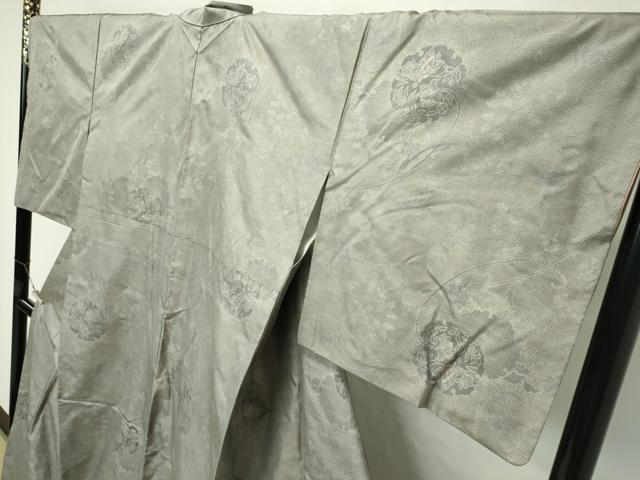 平和屋本店■極上 都喜ヱ門 本場大島紬 9マルキ 雪輪花蝶文 藤絹織物謹製 逸品 CZAA2310s5