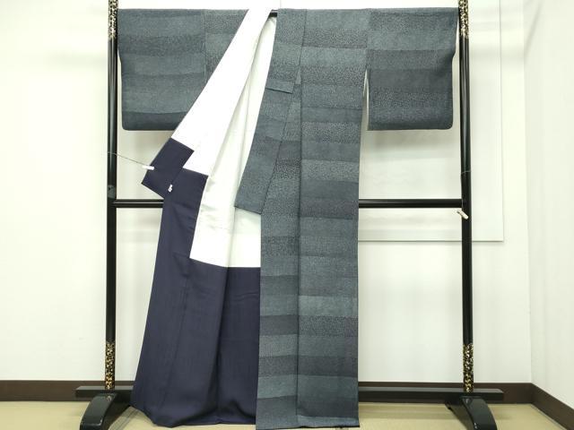 平和屋本店■極上 藍造り国選定無形文化財 藍師・佐藤昭人 江戸小紋 百柄 逸品 CZAA2311s5