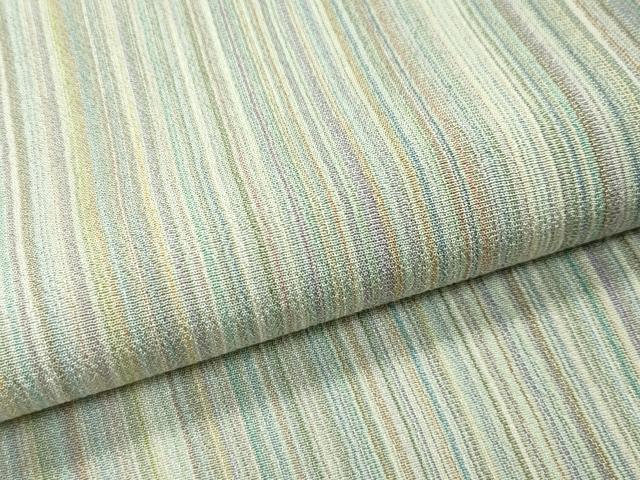 平和屋本店■極上 本塩沢 やまだ織 200色 単衣 逸品 CZAA2344s5