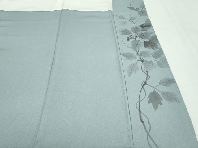 平和屋本店■極上 銕三染入 訪問着 手描き 山葡萄 暈し染め 逸品 CZAA2495s5