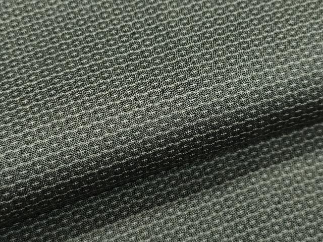 平和屋本店●極上 男性 紬 アンサンブル 100亀甲 逸品 CZAA2499s5