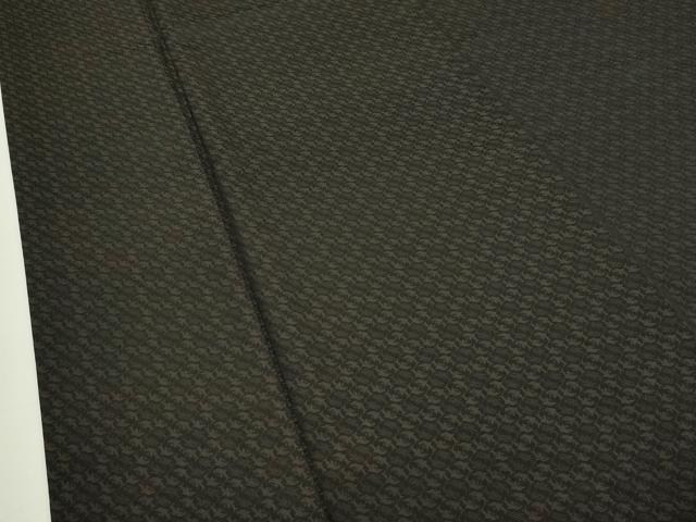 平和屋本店■極上 お召 希少柄 イルカ 逸品 CZAA2510s5