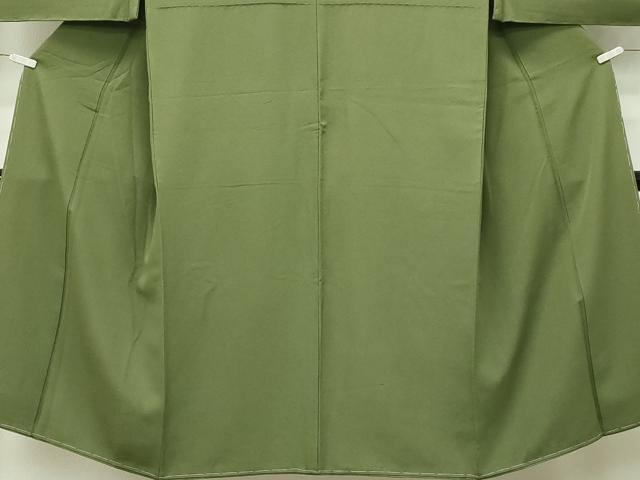 平和屋本店■極上 男性 色紋付 黄海松茶色 逸品 未使用 CZAA2536s5