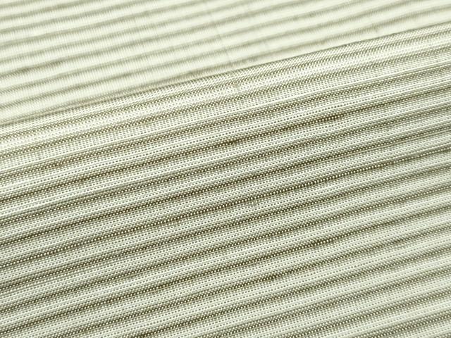 平和屋本店▽極上 紬 単衣 横段文 やまと誂製 逸品 未使用 CZAA2605s5