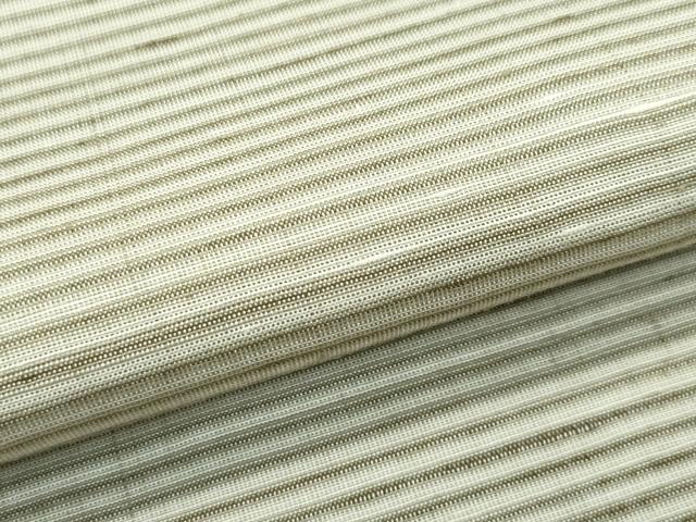平和屋本店▽極上 紬 単衣 横段文 やまと誂製 逸品 未使用 CZAA2605s5