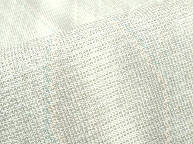 平和屋本店■極上 夏物 八寸名古屋帯 羅 菱 銀糸 ゑり善扱い たとう紙付き 逸品 CZAA2624s5