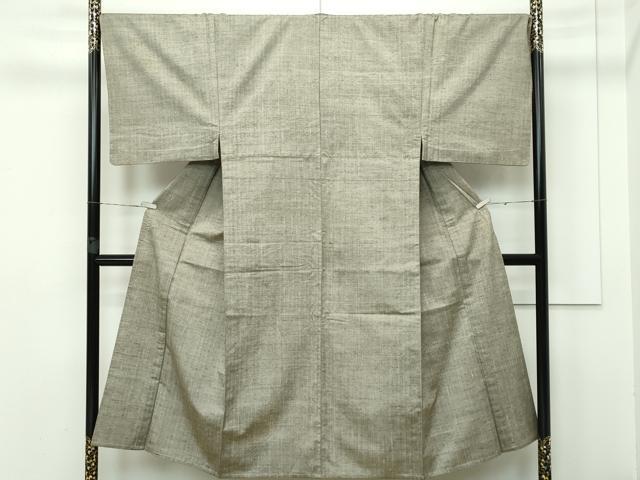 平和屋本店▽極上 男性 紬 単衣 アンサンブル 霞文 逸品 CZAA2636s5