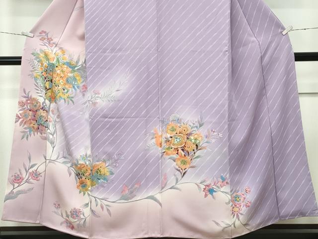 平和屋本店■極上 創業460年・千總 訪問着 刺繍 更紗花文 暈し染め 金彩 逸品 未使用 CZAA2650s5