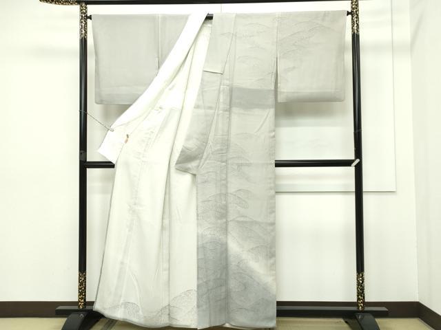 平和屋本店▽極上 訪問着 無双 紗袷 紗×絽 立波文 ますいわ屋扱い 逸品 CZAA2655s5