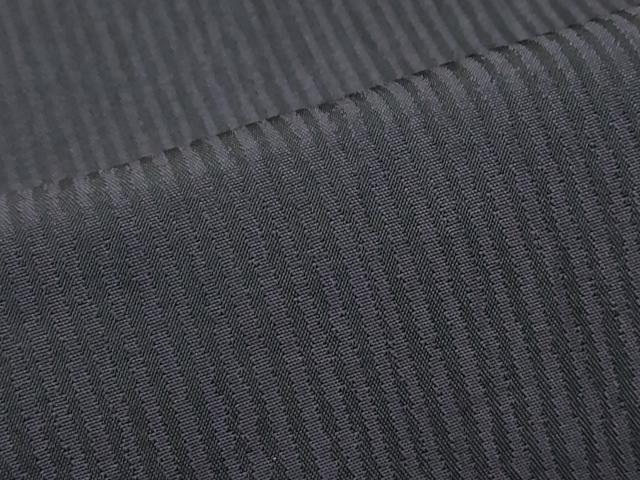 平和屋本店●極上 撫松庵 両面 半幅帯 丸文 紫黒色地 逸品 CZAA2700s5