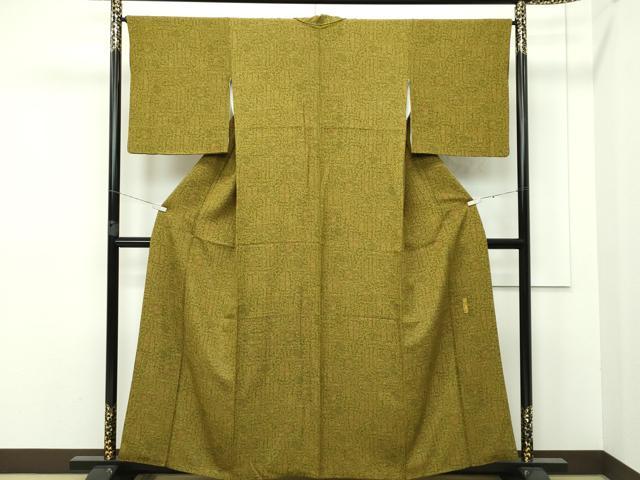 平和屋本店●極上 重要無形文化財 人間国宝 中村勇二郎 江戸小紋 獅子天女金剛力士像 逸品 CZAA2707s5