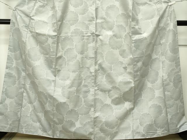 平和屋着物●極上 本場大島紬 白大島 9マルキ 雪輪重ね文様 逸品 CZAA5402s6