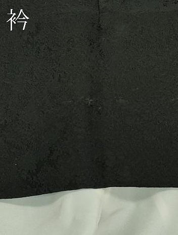 平和屋本店●極上 世界的ファッションデザイナー 山本寛斎 kansaiブランド 振袖 刺繍 花丸文 黒地 金銀糸 逸品 CZAA2725s5