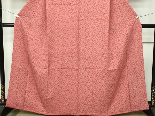 平和屋本店●極上 人間国宝 小宮康孝 江戸小紋 大根 おろし金 鳶色地 逸品 CZAA2750s5