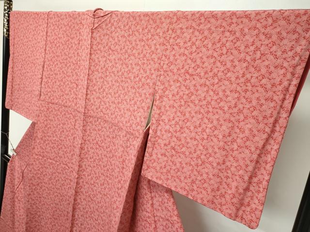 平和屋本店●極上 人間国宝 小宮康孝 江戸小紋 大根 おろし金 鳶色地 逸品 CZAA2750s5