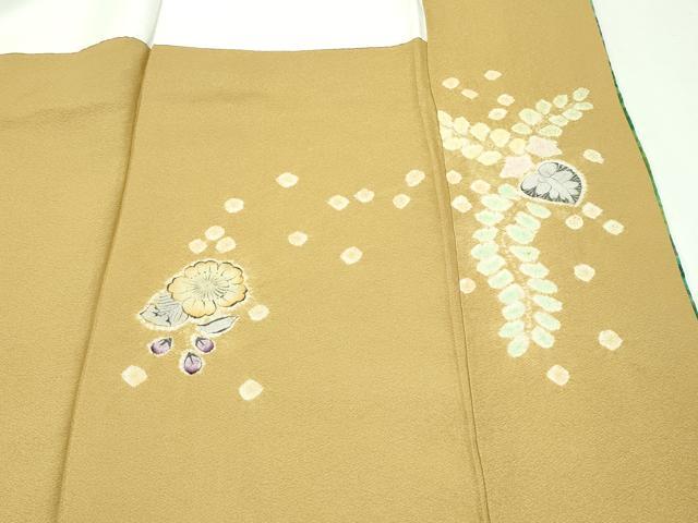 平和屋本店■極上 樋熊哲也 訪問着 辻が花 絞り 手描き 風景文 暈し染め 逸品 CZAA2754s5
