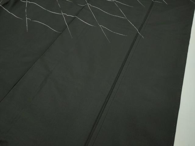 平和屋着物●極上 訪問着 本場大島紬地 刺し子 瓦文 逸品 CZAA5558s6