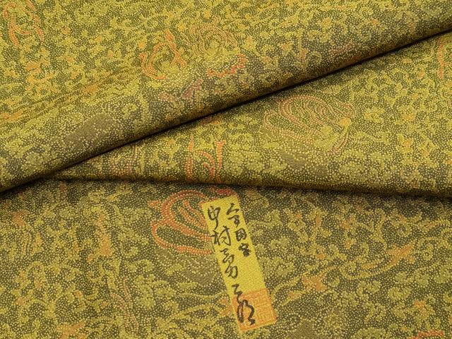 平和屋着物●極上 重要無形文化財 人間国宝 中村勇二郎 江戸小紋 国宝平等院 反端付き 逸品 CZAA2888s5