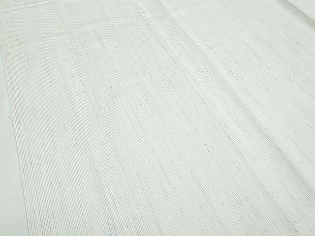 平和屋本店■希少 日本工芸会正会員 小林敬子作 銀座もとじ 紬 単衣 たとう紙付き 逸品 未使用 CZAA2927s5