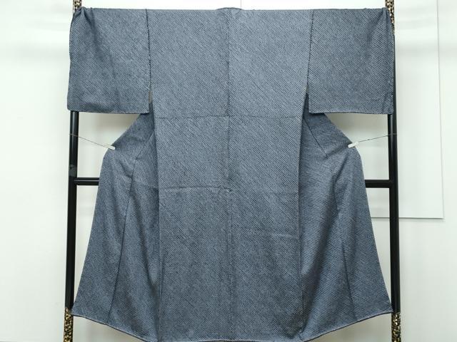 平和屋着物■極上 男性 小紋 キングサイズ 総絞り 逸品 未使用 CZAA2981s5
