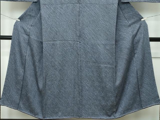 平和屋着物■極上 男性 小紋 キングサイズ 総絞り 逸品 未使用 CZAA2981s5