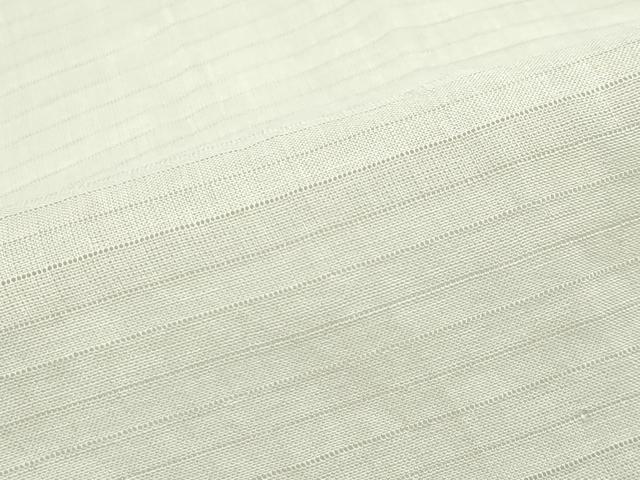 平和屋着物■極上 男性 夏物 長襦袢 無双仕立て 絽 白橡色 麻 逸品 未使用 CZAA2985s5