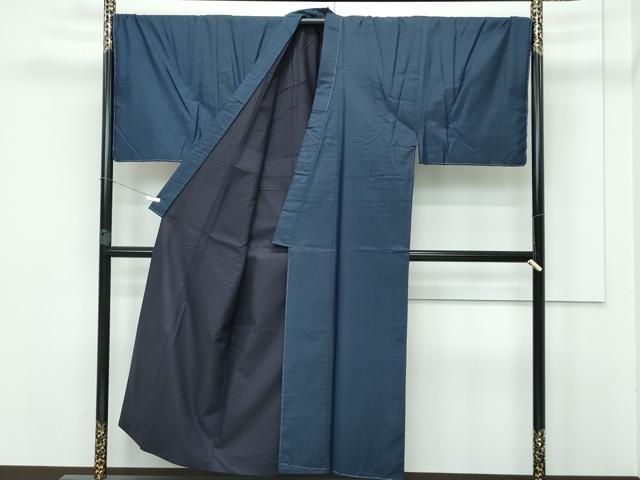 平和屋着物■極上 男性 本場大島紬 アンサンブル・長襦袢セット キングサイズ 久野織物謹製 証紙付き 逸品 未使用 CZAA3005s5