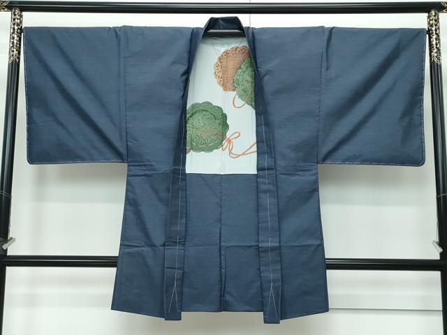 平和屋着物●極上 男性 本場大島紬 アンサンブル 亀甲柄 逸品 未使用 CZAA3010s5