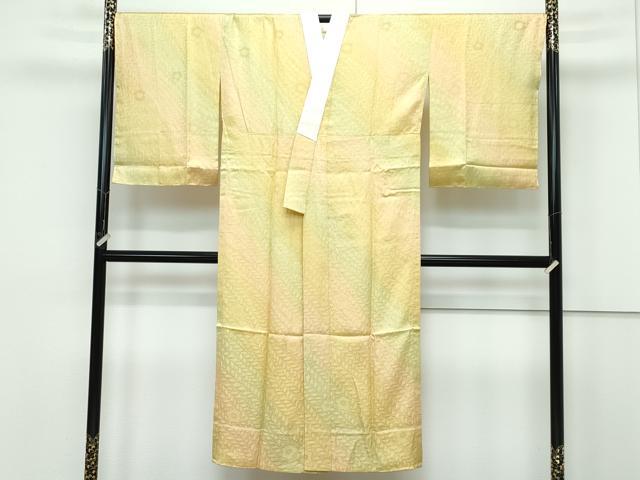 平和屋本店■極上 越後十日町一流染匠 桐屋・翠山工房 訪問着・長襦袢・袋帯セット 辻が花 絞り 銀通地 やまと誂製 逸品 未使用 CZAA3025s5
