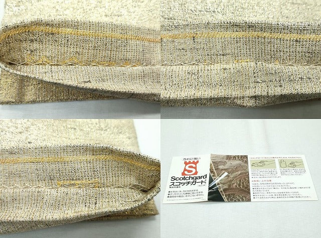 平和屋本店■極上 桝屋高尾 ねん金綴錦 全通柄袋帯 段霞文 証紙・共箱付き 逸品 CZAA3088s5