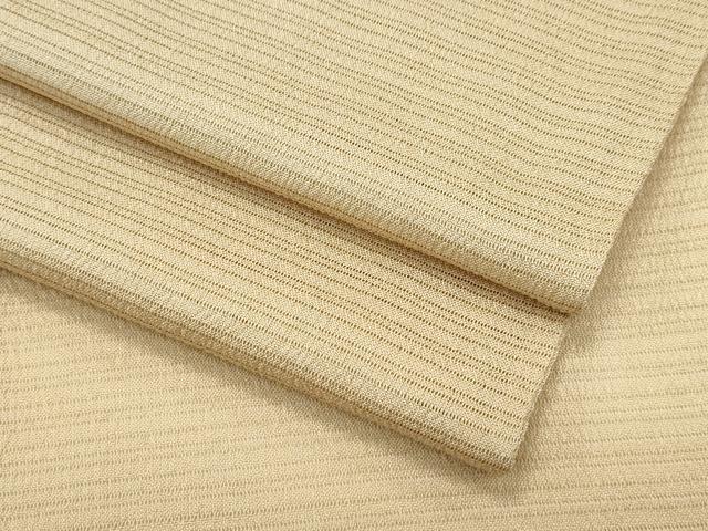 平和屋着物*極上 夏物 色無地 榛色 絽縮緬 伊と幸 反端付き 逸品 CZAA3201s5