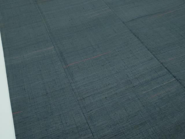 平和屋本店■極上 郡上紬 草木染 霞文 逸品 CZAA3264s5