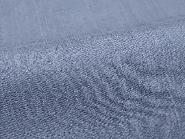 平和屋本店●極上 青山みとも 本場結城紬 重要無形文化財 色無地 葡萄鼠色 たとう紙付き 逸品 未使用 CZAA3274s5