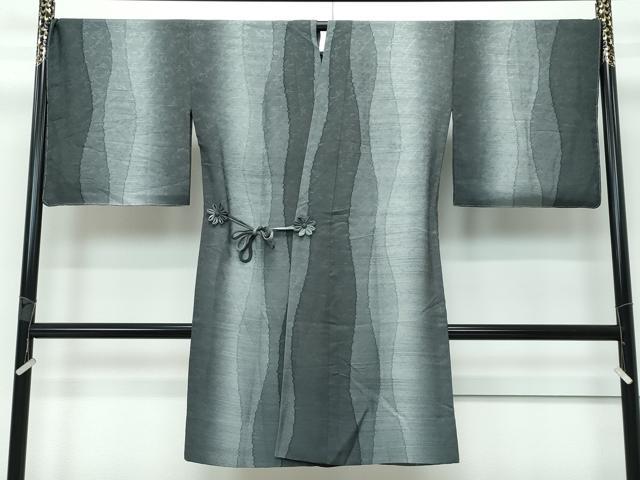 平和屋着物■極上 スリーシーズン 春夏秋 塵除け 道中着 ロング丈 唐草紋紗 逸品 未使用 CZAA3291s5