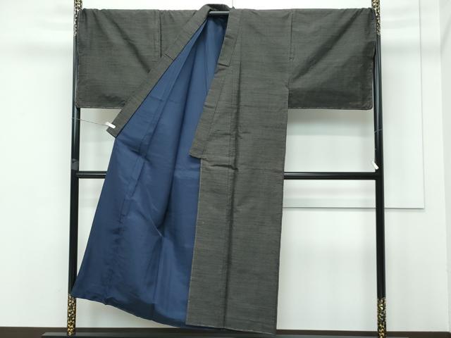 平和屋着物■極上 男性 紬 アンサンブル・長襦袢セット キングサイズ 100亀甲 逸品 未使用 CZAA3304s5