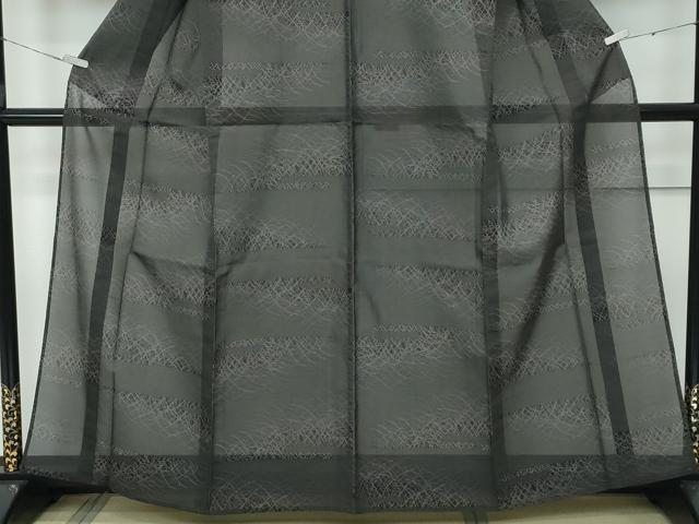 平和屋着物■極上 夏物 本場大島紬 夏大島 9マルキ エ霞草木文 逸品 CZAA3332s5