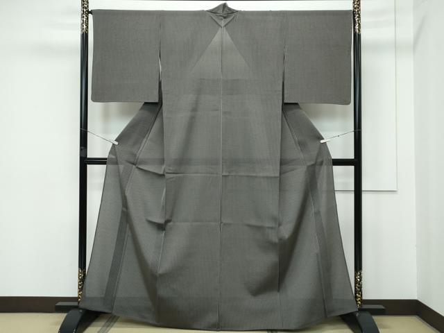 平和屋着物*極上 夏物 本場縞大島紬 夏大島 かふる 間道 証紙付き 逸品 CZAA3356s5