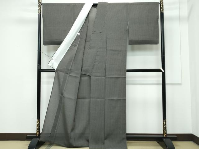 平和屋着物*極上 夏物 本場縞大島紬 夏大島 かふる 間道 証紙付き 逸品 CZAA3356s5