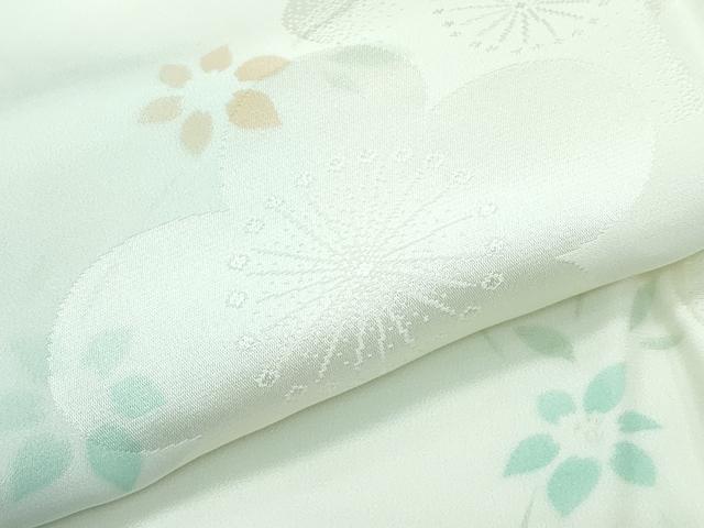 平和屋着物●上質な長襦袢 袷 草花文 梅地紋 暈し染め 逸品 未使用 CZAA3427s5