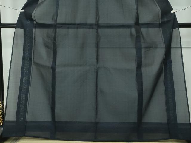 平和屋着物■極上 夏物 本場大島紬 夏大島 恵大島織物謹製 露芝文 反端付き 逸品 CZAA3437s5