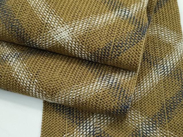 平和屋着物*極上 夏物 akiko mikami 三上亜希子 半幅帯 組織 網目文様 逸品 未使用 CZAA3470s5