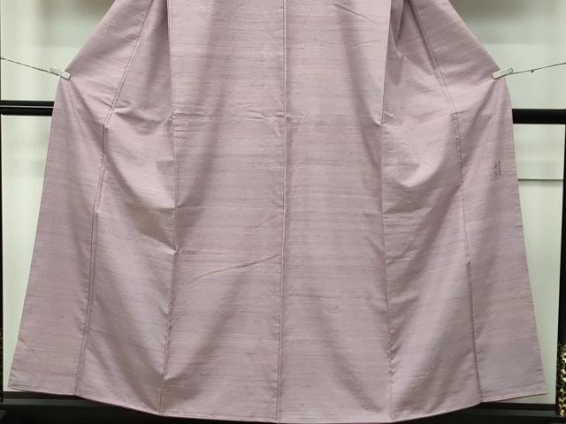 平和屋着物●極上 紅花紬 米沢 新田秀次 霞文 逸品 未使用 CZAA3504s5
