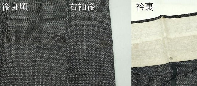 平和屋本店■極上 夏物 石川県指定無形文化財 能登上布 本麻手織上布 80亀甲 総詰め 麻 逸品 CZAA3538s5