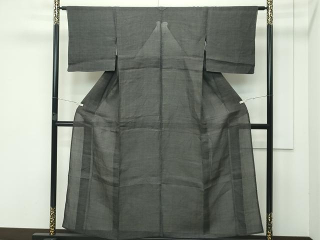 平和屋本店■極上 夏物 石川県指定無形文化財 能登上布 本麻手織上布 80亀甲 総詰め 麻 逸品 CZAA3538s5