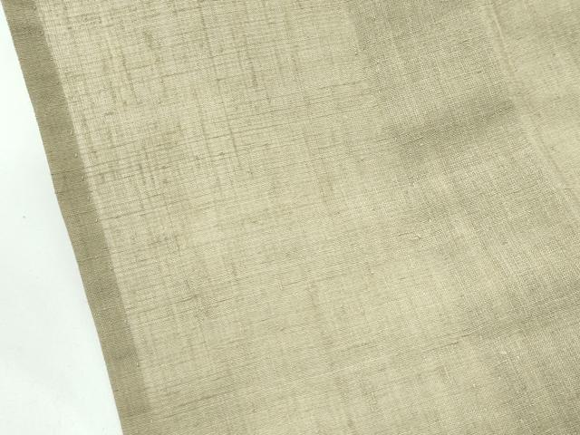 平和屋本店*極上 夏物 男性 紗紬 色無地 油色 逸品 CZAA3540s5