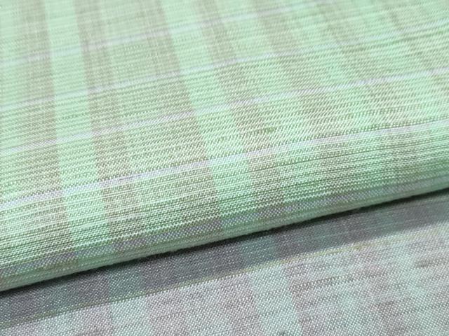 平和屋本店■極上 紬 横段文 逸品 未使用 CZAA3552s5