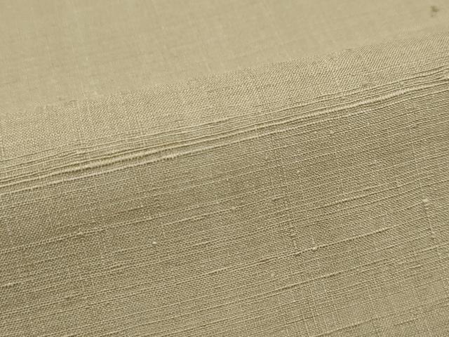 平和屋本店●極上 男性 銀座もとじ 紬 キングサイズ 色無地 利休茶色 逸品 CZAA5779s6