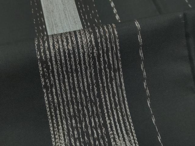 平和屋着物■極上 本場大島紬 泥染め 間道 くぼた謹製 証紙付き 逸品 CZAA3580s5