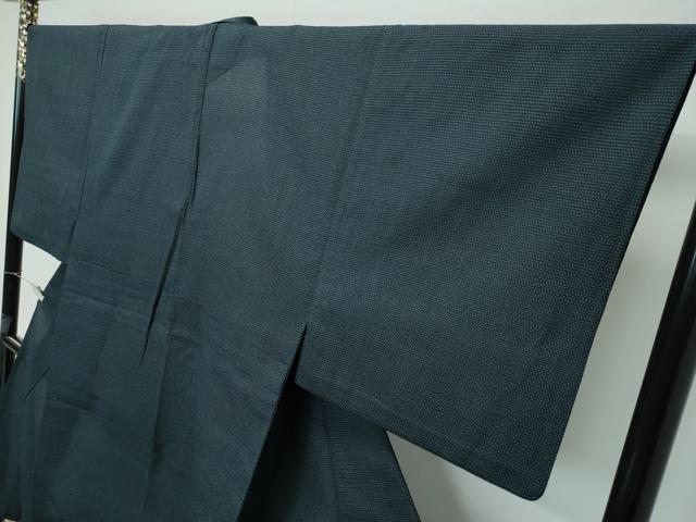 平和屋着物▽極上 男性 白鷹お召 単衣 蚊絣 逸品 CZAA3630s5